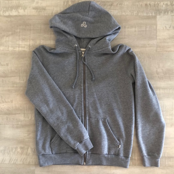 TNA Gray Medium zip-up hoodie. - Picture 1 of 2